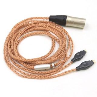 XLR HD580 HD600 밸런스드 코어 헤드폰용 HD6XX 구리 이어폰 HDXXX 16 5MM OCC HD58X 5MM HD650 HD660S 케이블, 2m, 4.4mm balanced, 1개