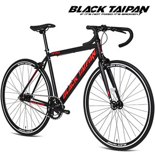 2025 블랙타이판 픽시자전거 페트라 700C 완조립, 페트라 470 매트블랙+레드_조립+클로버유락(고정기어), 1개