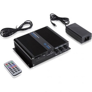 Pyle 6채널 오디오 마린 앰프 - 볼륨 베이스 트레블 로터리 컨트롤이 컴팩트 파워 600와트 RMS 4OHM 풀 레인지 스테레오 무선 블루투스 리시버 스피커 LCD 디지털 화, Pyle 6채널 오디오 마린 앰프 - 볼륨 베이스 트레