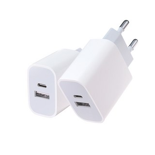 20W 고속충전기 USB PD C타입 고속 멀티충전기 2포트, 1개