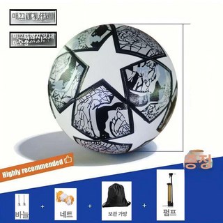 훈련 및 경기용 축구공 5호 풋살공 4호 축구화, 1개, 챔피언스 리그 실버