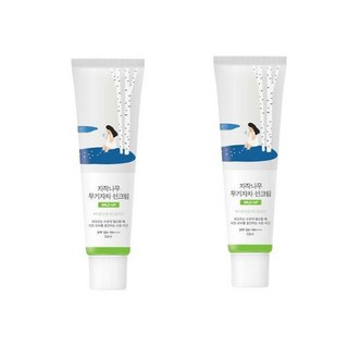 라운드랩 자작나무 무기자차 선크림 50ml 1+1 기획, 2개