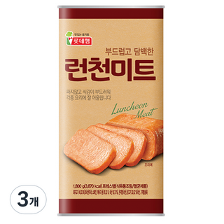 롯데웰푸드 런천미트 1.8kg 3개 상품 이미지