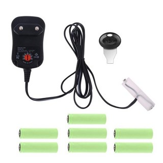 4~12V 전원 조정 가능 배터리 어댑터, 6V 2AA 및 8AA 교체용, 1개입 12v아답터조정 4~12V 전원 조정 가능 배터리 어댑터, 6V 2AA 및 8AA 교체용, 1개입 12v아답터조정