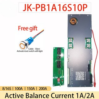 JKBMS JK-PB1A16S10P 리튬이온 LTO 배터리 홈 인버터용 액티브 밸런서 1A 24V 8S 엑티브밸런싱 JKBMS JK-PB1A16S10P 리튬이온 LTO 배터리 홈 인버터용 액티브 밸런서 1A 24V 8S 엑티브밸런싱