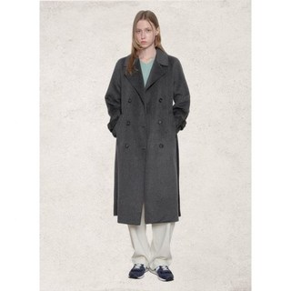 [백화점몰] 리스트 여성 코트 울 혼방 핸드메이드 더블코트
