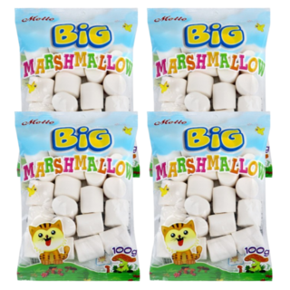 Mello 머쉬멜로우 빅, 100g, 4개