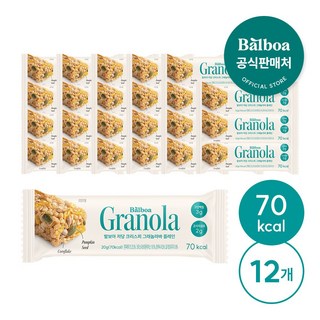 발보아 저당 그래놀라바 크리스피, 24개, 20g