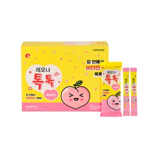 레모나톡톡 x 100포 / 팝핑 레모나 어린이 비타민 간식, 1개