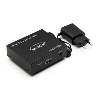 마하링크 HDMI TO VGA 유전원 신호 변환 컨버터 AUDIO ML-8HVCP, 1개