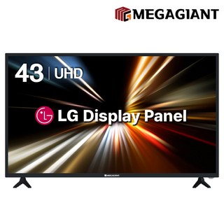 메가자이언트 43인치 4K 울트라HD 에너지1등급 TV 모니터 고화질 중소기업TV Q4302UH, 방문설치, 스탠드형, 109cm/43인치