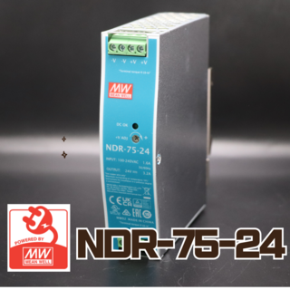 민웰 SMPS 파워서플라이 NDR-75-24, 1개