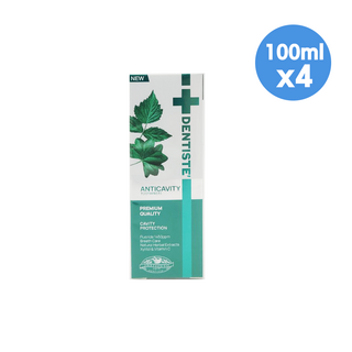덴티스테 안티캐비티 치약, 4개, 100g