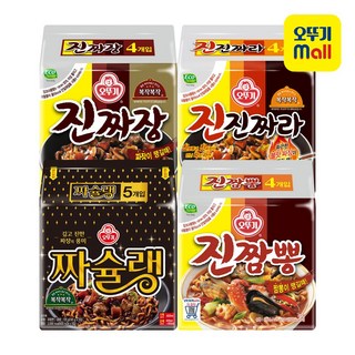 진진짜라 4입+짜슐랭 5입+진짜장 4입+진짬뽕 4입, 1세트