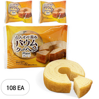 키엔바움 바움쿠헨 플레인 케이크, 60g, 108개