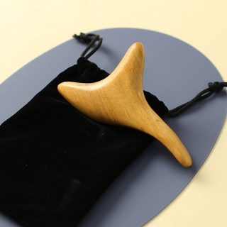 베드연구소 마사지 경락 간편 원목 셀프 장미목 꾹꾹 지압괄사+케이스, 케이스(포함), 1개