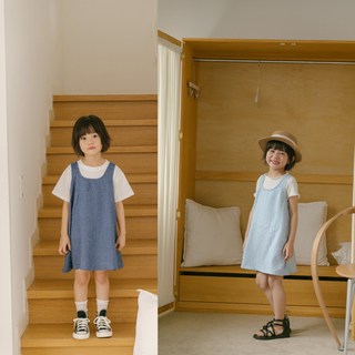 여아 데님 원피스