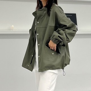 (모노레인) 박시 레더 야상 D 2217