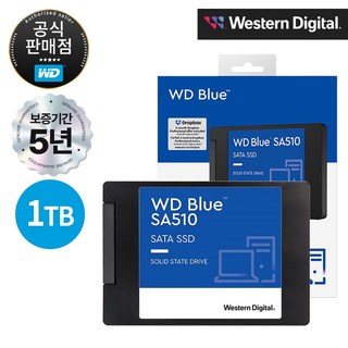WD Blue SA510 SATA SSD, 1TB