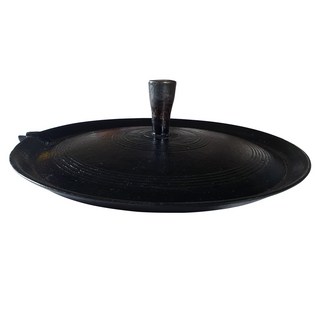 야철대장 들기름으로 길들인 무쇠 솥뚜껑구이판 33에서 65cm 국내산 양면사용 가능, 06:길들인 솥뚜껑구이판 46cm, 1개