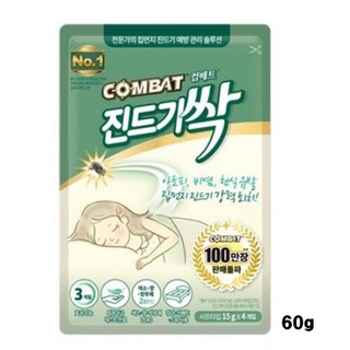 컴배트 진드기싹 시트, 60g, 1개