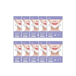 하이드로겔 턱 브이라인 리프팅 팩 10팩, 10개