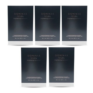 태극제약 도미나스 마스크 브라이트닝 마스크팩, 4매입, 5개