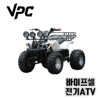 바이프셀 전기 전동 고출력 ATV 4륜 오토바이 사륜 산악 바이크 사발이 네발, 파랑색, 4번-60v 750w 20ah atv