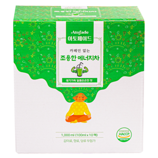 아토페이드 체력회복 조용한 에너지차, 10개, 100ml