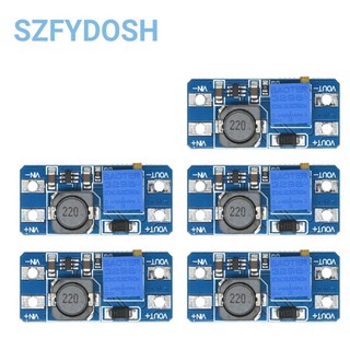 DC DC TYPE 마이크로 조절식 부스트 모듈 DC 파워 스텝 컨버터 모듈 MT3608 2V 24V 5V 9V 12V 28V 2A 10, MT3608 5pcs, 5개