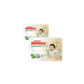 하기스 네이처메이드 밤부 팬티형 기저귀 3단계(7-10kg) 남아용 64매 X 2팩, 3단계