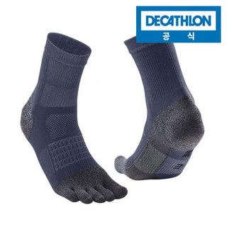 데카트론 공식 킵런 러닝 발가락 양말, 블랙 275-280mm