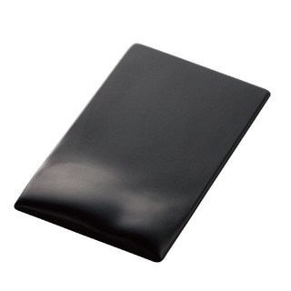ELECOM 마우스 패드 손목 받침대 FITTIO 젤 소재 Low 블랙 MP-115BK, 1개