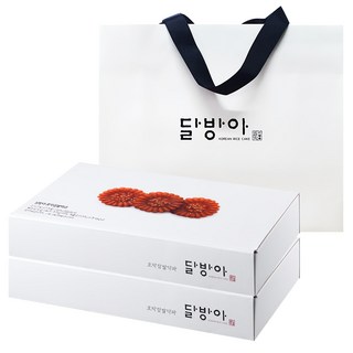 달방아 호박 찹쌀 약과 20p + 쇼핑백, 800g, 2개