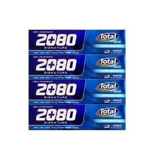 애경 2080 시그니처 토탈블루 치약, 4개