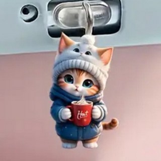귀여운 충전단자마개고양이키링