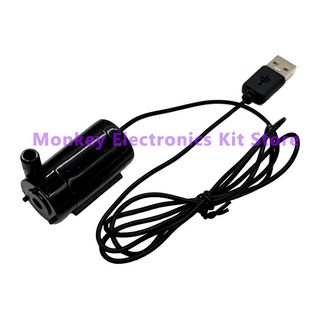 물고기 탱크 수족관 연못 분수 수경법 정원용 워터 펌프 3-5V USB 잠수정 미니 저소음 브러시리스, 1 PCS