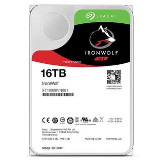 Seagate iron wolf 16TB 내부 7200 RPM35 인치 ST16000VN001 내부 하드 드라이브