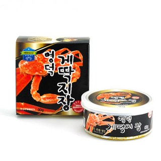 [SEAFOOD] 바다가득 영덕 게딱지장 90g×5캔, 90g, 5개