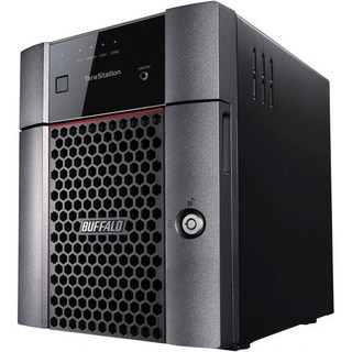 버팔로 테라스테이션 에센셜 4베이 데스크탑 NAS 8TB 4x2TB 포함 HDD 하드 드라이브 2.5GBE 컴퓨터 네트워크 연결 저장장치 프라이빗 클라우드 저장소 파일 서버, 32TB (4x8TB), 1개
