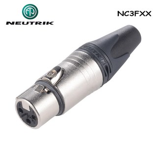 스위스 뉴트릭 NC3MXX 3 극 수 케이블 커넥터 니켈 하우징 및 실버 접점 정품, 2 pcs, [03] NC3FXX