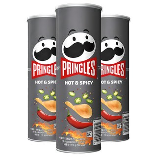 프링글스 핫 앤 스파이시, 110g, 3개 대표 이미지 - 프링글스 맛 비교 추천