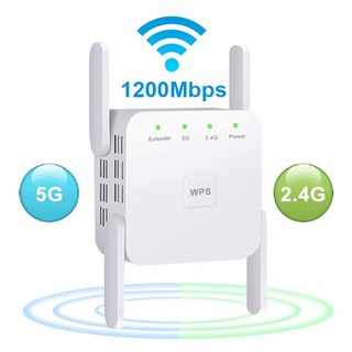 유심라우터 무선 와이파이 부스터 리피터 1200Mbps 원격 앰프 802.11N/B/G, 1200M 5G White_EU 플러그, 8.White 1200M 5G - 미국 플러그, 1개