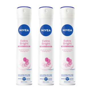 니베아 데오드란트 스프레이 엑스트라 브라이트, 200ml
