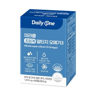 데일리원 미라클 초임계 알티지 오메가3 EPA DHA 1010mg, 1개