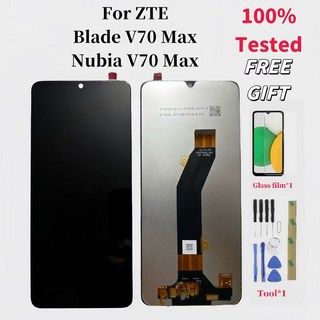oled모니터 ZTE BLADE V70 MAX LCD 디스플레이 터치 스크린 디지저 어셈블리 NUBIA Z2467 교체용 호환, 02 NUBIA V70 MAX