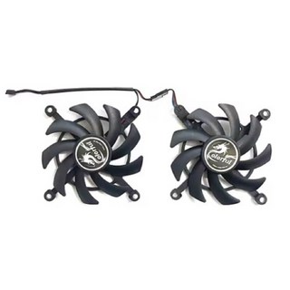 컬러풀 지포스 GTX 1660 1660 Ti RTX 2060 그래픽 비디오 카드 쿨러 쿨링팬 2PCS / SET (국내배송)