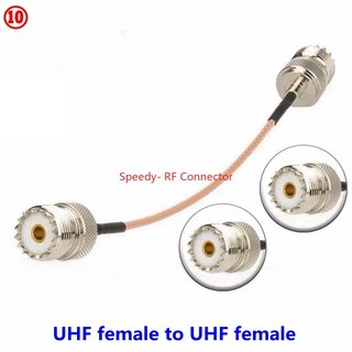 RG316 동축 케이블 UHF PL259 SO239-SMA Male Female Right AnLG호환e 커넥터 UHF-SMA 크림프 저손실 RF, [10] Type10-1pcs, [01] 10CM