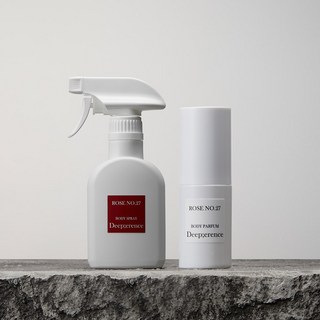 딥퍼랑스 대용량 퍼퓸 바디 스프레이 200ml +휴대용 바디 미스트 30ml [로즈 no.27], 1개