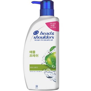 헤드앤숄더 애플 프레쉬 샴푸, 550ml, 3개